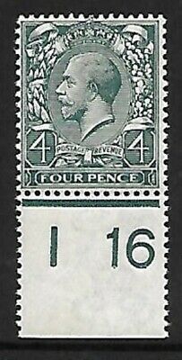 N23(3) 4d Deep Grey Green Royal Cypher control I16 perf single UNMOUNTED MINT