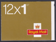 RE1 QEII 2006 self adhesive 12 x 1st stamps booklet Cylinder W1