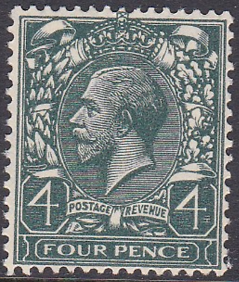 Spec N39(3) 4d Very Deep Grey Green Block Cypher UNMOUNTED MINT