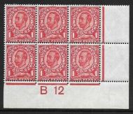 N11(2) 1d Bright Scarlet Downey Head Control B 12(c) Perf 2 UNMOUNTED MINT MNH