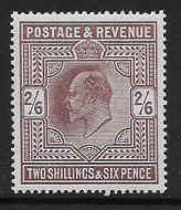 Sg 316 M50(2) 2 6 Dull Reddish Purple Somerset House UNMOUNTED MINT