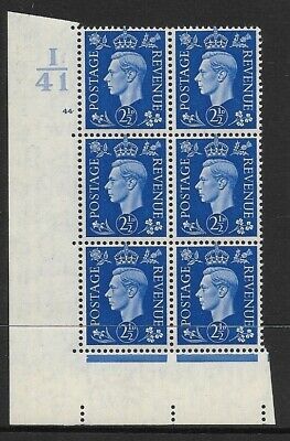 2½d Blue Dark colours I41 44 No Dot perf 5(E I) UNMOUNTED MINT