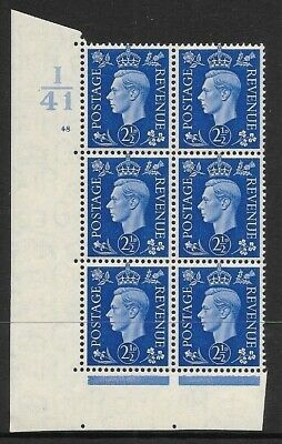 2½d Blue Dark colours I41 48 No Dot perf 5(E I) UNMOUNTED MINT