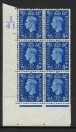 2½d Blue Dark colours I41 56 Dot perf 5(E I) UNMOUNTED MINT