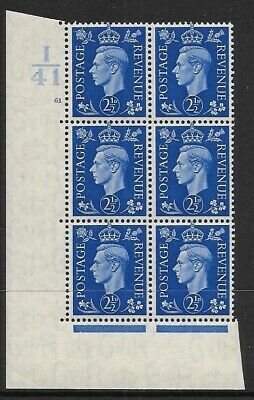 2½d Blue Dark colours I41 61 No Dot perf 5(E I) UNMOUNTED MINT