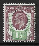 Sg 288 Spec M10(4) 1½d Dull Red Purple & Green Somerset House UNMOUNTED MINT