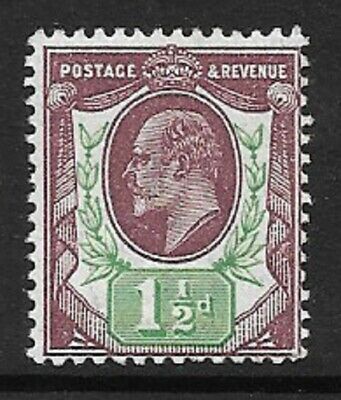 Sg 288 Spec M10(4) 1½d Dull Red Purple & Green Somerset House UNMOUNTED MINT
