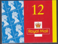 2001 ME1 12 x 2nd No Logo Self Adhesive Booklet - No Cylinder
