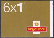 2008 MB4F 6 x 1st No Logo Self Adhesive Booklet - No Cyl