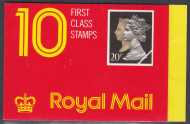 JD1 10 x 1st class(20p) barcode booklet - Self Adhesive - No Cylinder