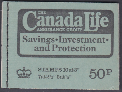 DT11 1971 May 1973 Canada life assurance 50p Stitched Booklet - complete