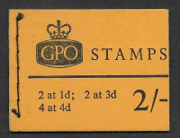 N28p 1967 April 2 - Wildings GPO booklet with all panes Unmounted Mint