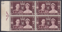 Sg 461c 1937 Coronation of King G VI Colon flaw R10 1 UNMOUNTED MINT MNH