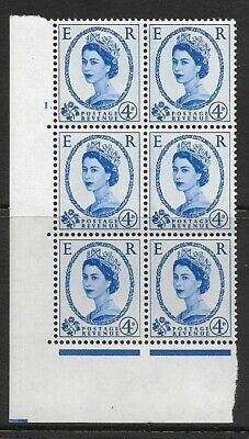 4d Wilding Edward Wmk Cylinder 1 Dot perf type A(E I) UNMOUNTED MINT