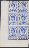 4d Wilding Edward Crown cyl 1 No Dot Perf A(E I) UNMOUNTED MINT