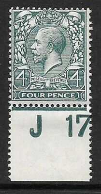 N23(3) 4d Deep Grey Green Royal Cypher control J17 perf single UNMOUNTED MINT