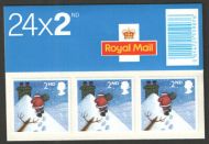 LX28 2004 Christmas Barcode Booklet -  24 x 2nd Class - Not in packet - NO cyl