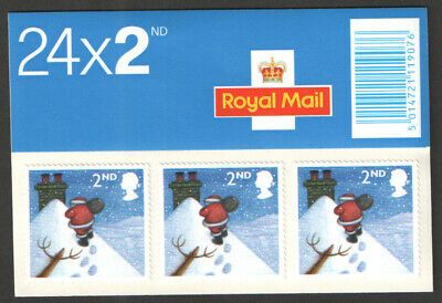 LX28 2004 Christmas Barcode Booklet -  24 x 2nd Class - Not in packet - NO cyl