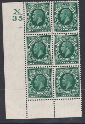 1 2d Photogravure cyl blk X35 30 no dot UNMOUNTED MINT
