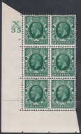 1 2d Photogravure cyl blk X35 39 No dot perf 5(E I) UNMOUNTED MINT