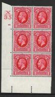1934 1d Photogravure cyl blk X35 46 Dot perf 5(E I) UNMOUNTED MINT