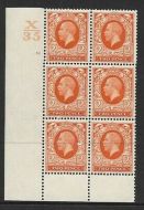 1934 2d Photogravure cyl blk X35 12 No Dot perf 6(I P) UNMOUNTED MINT