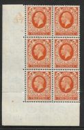 1934 2d Photogravure cyl blk A37 12 No Dot perf 5(E I) UNMOUNTED MINT