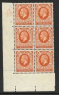 Sg 442c 1934 2d Photogravure Control A37 13 Dot perf type 5(E I) UNMOUNTED MINT