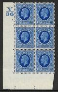 Sg 443a 2½d Photogravure cyl blk Y36 8 Dot perf 5(E I) UNMOUNTED MINT