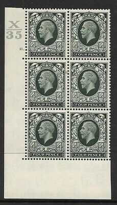 1934 4d Photogravure Control X35 11 Dot perf type 5 UNMOUNTED MINT