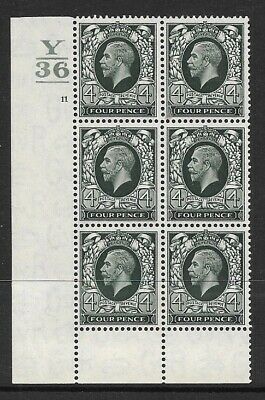 1934 4d Photogravure Control Y36 11 No Dot perf type 6 UNMOUNTED MINT MNH