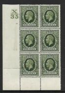 1934 9d Photogravure Control X35 15 No Dot perf type 6 UNMOUNTED MINT