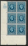 1934 10d Photogravure Control Y36 1 Bar 3 No Dot perf type 5 UNMOUNTED MINT