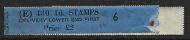 1d Edward Crown watermark Vertical Delivery Coil leader E6 MNH