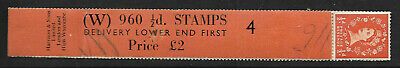 ½d Multi Crown Cream watermark Vertical Delivery Coil leader W 4 MNH
