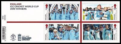 MS4274a 2019 ICC Mens Cricket Barcode miniature sheet UNMOUNTED MINT MNH