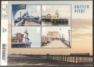 MS3641a 2014 British Piers barcode miniature sheet UNMOUNTED MINT MNH