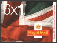 MB9 - 2012 Olympics 6 x 1st class barcode booklet - Self Adhesive - no Cyl