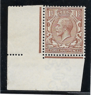 N18(8) 1½d Brown Royal Cypher marginal with RPS cert UNMOUNTED MINT