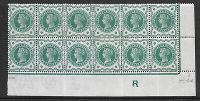 Sg 213 ½d Bright Blue Green Jubilee Perf E scarce UNMOUNTED MINT