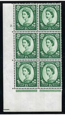 1 3 Violet 8mm Phos typo 3 x NB cylinder 2 Dot perf type A (E I) UNMOUNTED MINT