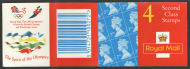 HA10 4 x 2nd Class Stamps Barcode booklet - complete - No Cylinder
