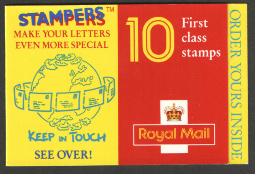 HD17 10 x 1st Class Barcode Booklet - Complete - No Cylinder