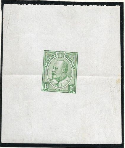 1903 Canada Head Essay by De La Rue  on Wove paper - gummed UNMOUNTED MINT
