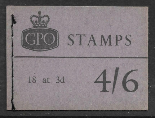 L56 4 6 Feb 1965 Wilding GPO booklet with stamps UNMOUNTED MINT MNH