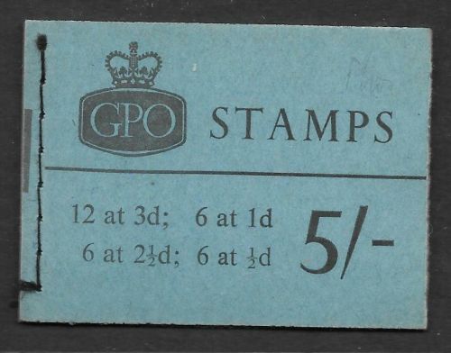 H72 5 - Wilding GPO booklet - Jan 1965 UNMOUNTED MINT