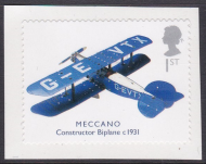 PM11 2003 Sg2403 Meccano 1st class stamp out of booklet - self adhesive