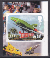 PM27 2011 Sg3143 Thunderbird 1st class stamp out of booklet - self adhesive Left