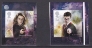PM64 2018 Sg4152-4153 Harry 1st class stamps out of booklet - self adhesive