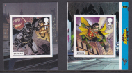PM82 2021 Batman 1st class stamps from booklet self adhesive